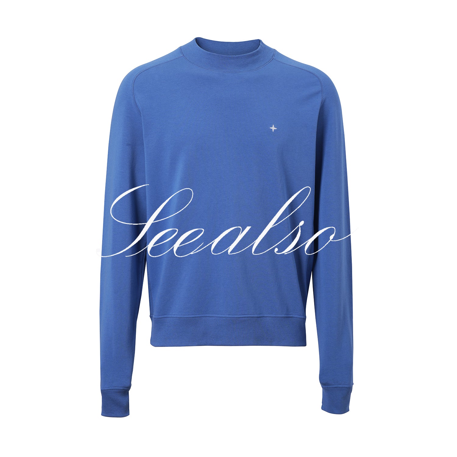 SEE ALSO "Star Series!" Polaris Modal custom fabric crew neck sweater SA062