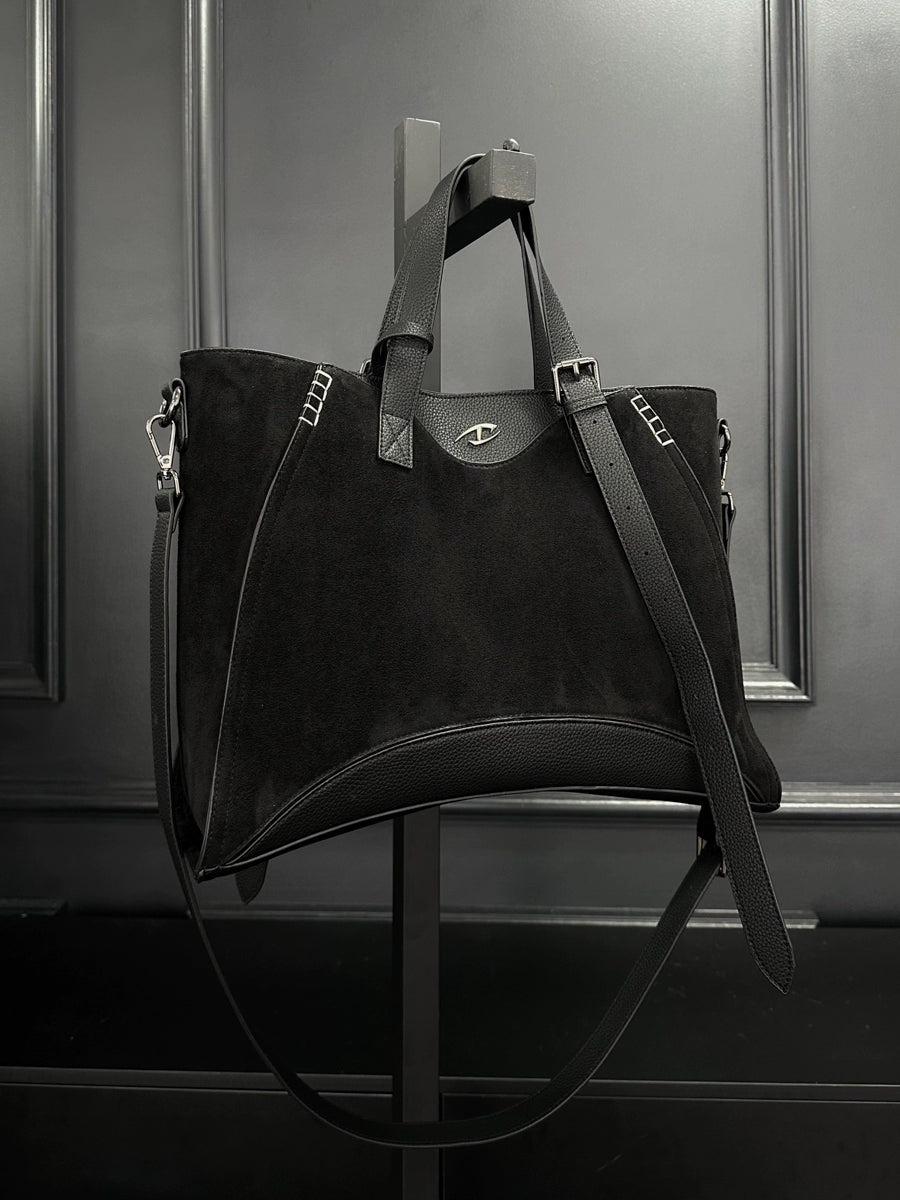 CATSSTAC Mayan Suede Tote Bag