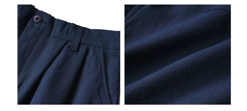 LIVINGTOWN Versatile Casual Simple Loose Shorts