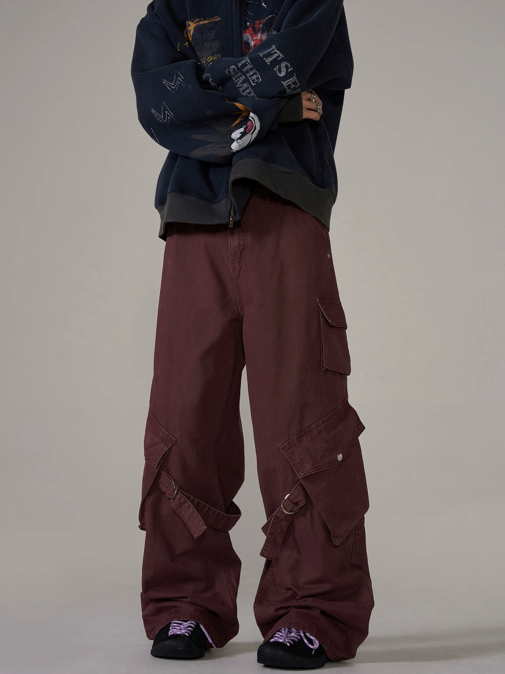 TRUQUEST Vintage Loose Tooling Jeans