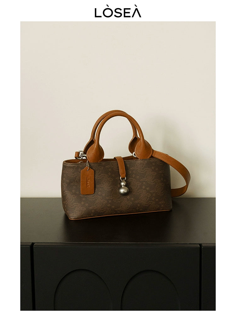 LOSEA Ruyi Cloud Pattern National Style Gourd Shoulder Bag