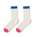 Momogigi street diary, retro contrasting color, breathable, comfortable and versatile, fashionable summer thin mesh socks