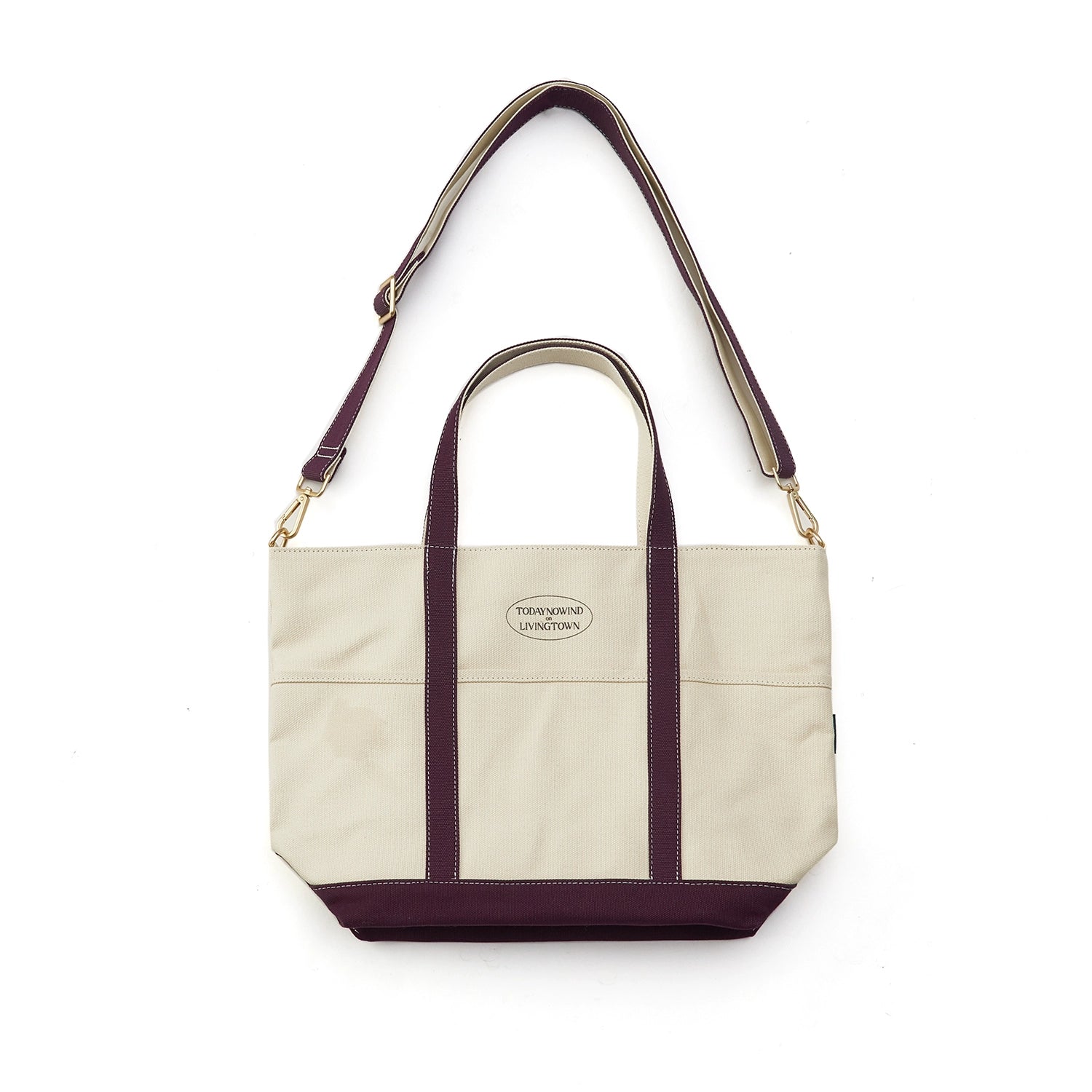 LIVINGTOWN Color Matching Plus Hard Canvas Messenger Bag