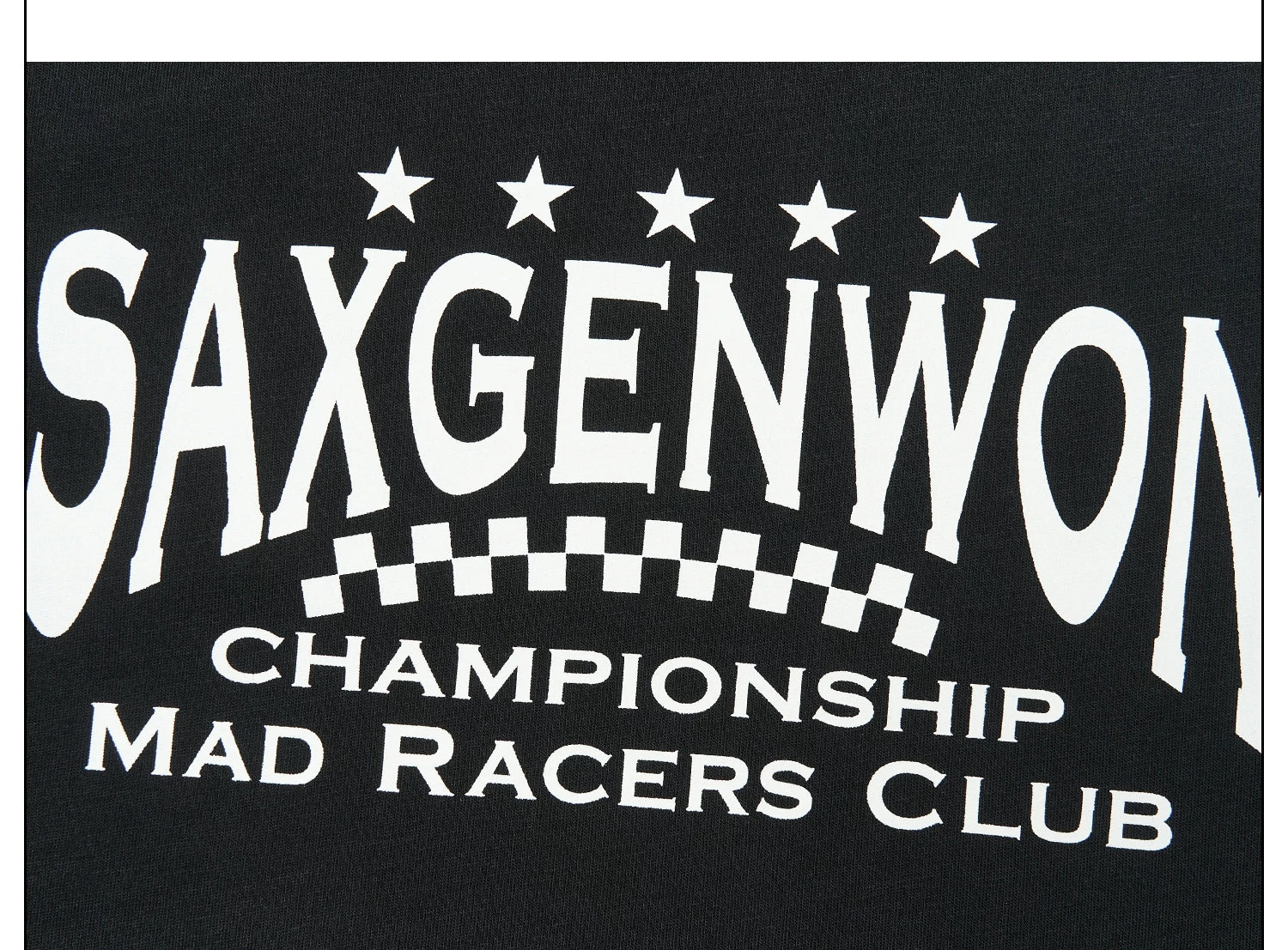 SAXGENWON Slim-fit Striped Crew Neck Tee
