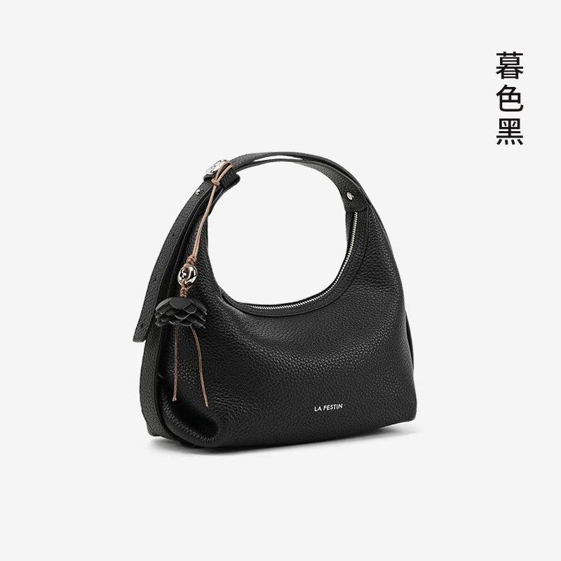 La Festin Leather Crossbody Underarm Bag