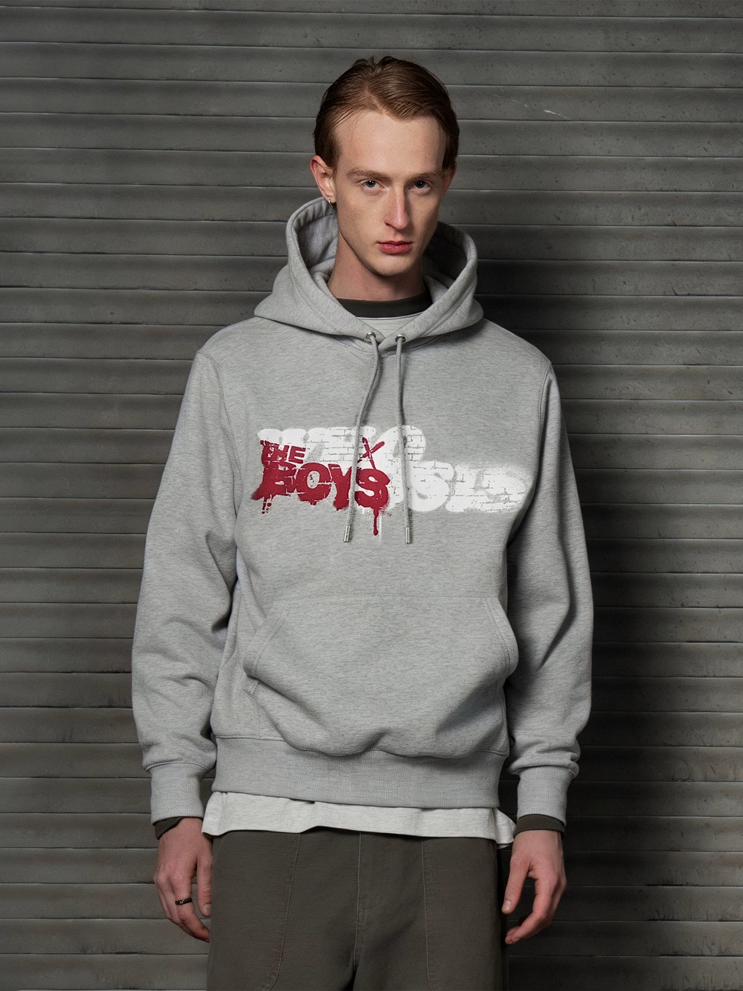 WHOOSIS Vintage Casual Hooded Sweater