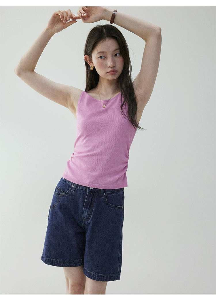 VOOE Slim Knitted Sling Vest