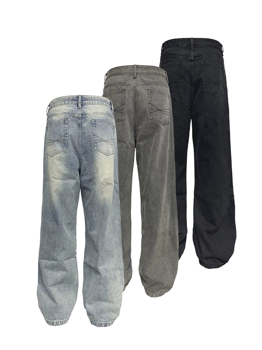 JCAESAR Straight and Wide Jeans