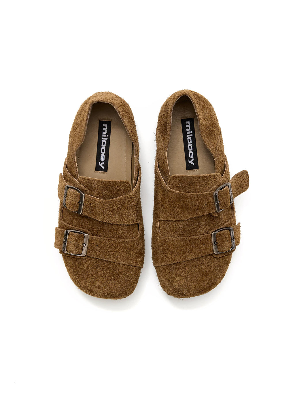 MILOOEY Retro Leather Soft-soled Casual Shoes