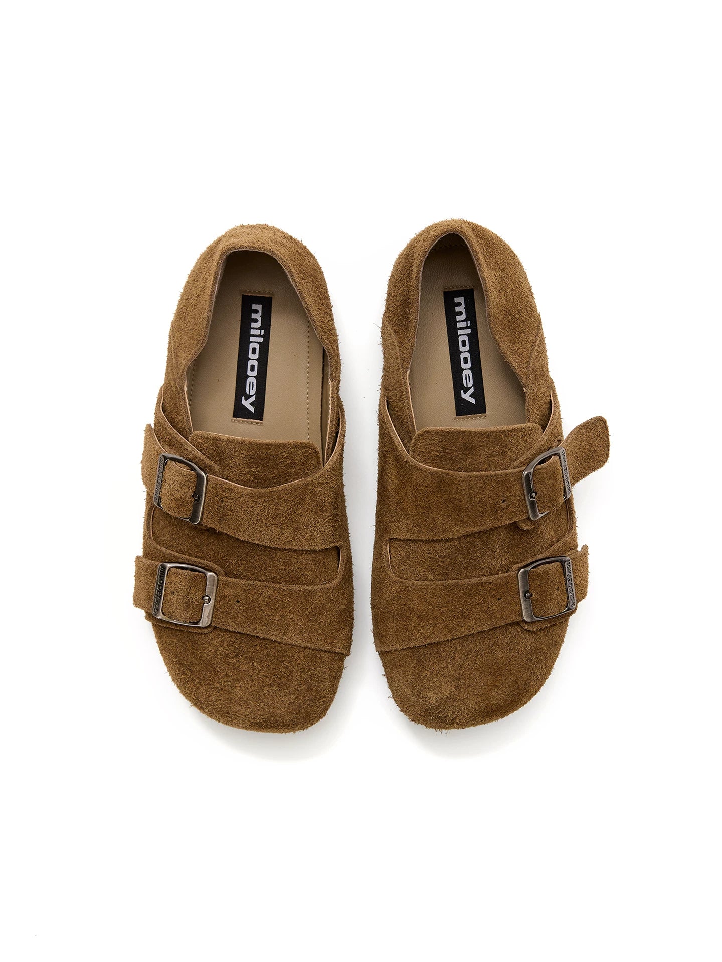 MILOOEY Retro Leather Soft-soled Casual Shoes