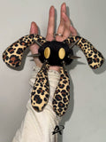 Antiphase Four-eared Rabbit Leopard Print Doll Keychain