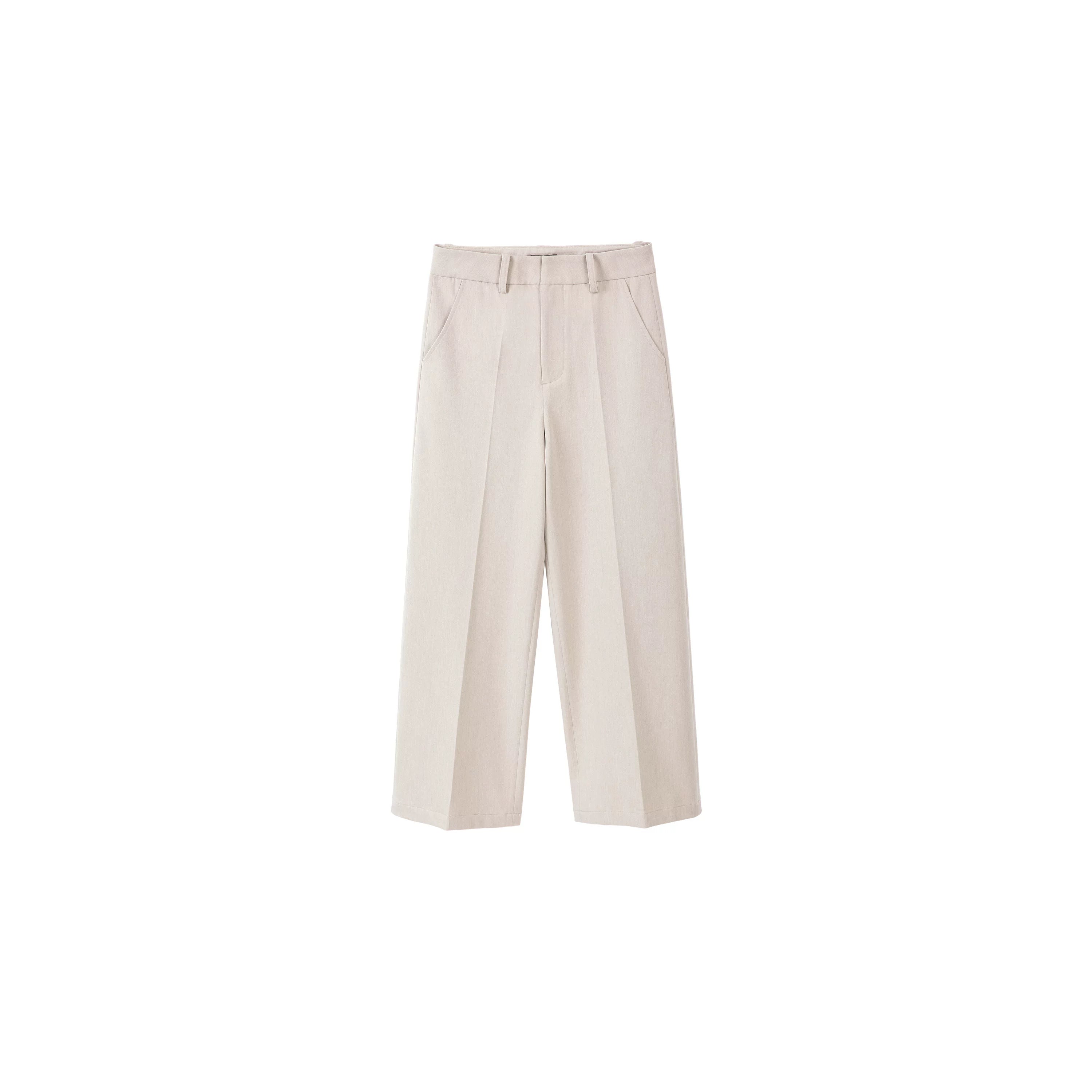 PLUS NO LOGO Drape Anti-wrinkle A-shaped Trousers