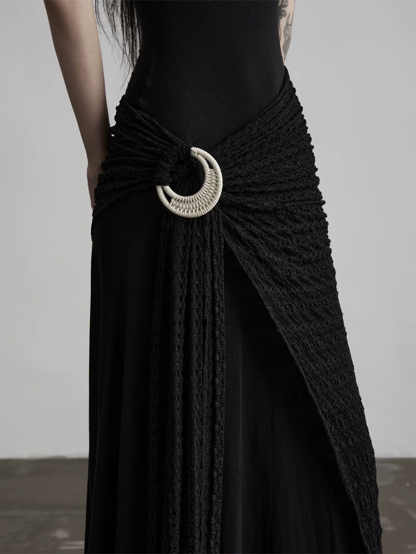 INDULGE High Stretch Slim One-word Shoulder Dress