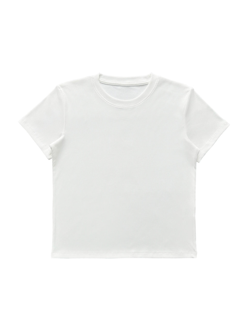YGN098 Crew Neck Slim Elastic Tee