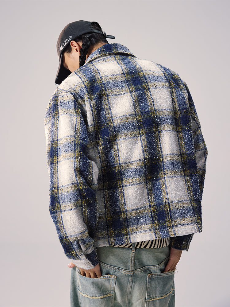 Remedy plaid SPRING Lapel jacket