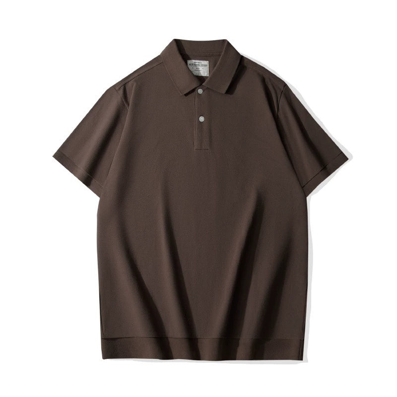 PrintAce Lapel Loose Base Polo Shirt