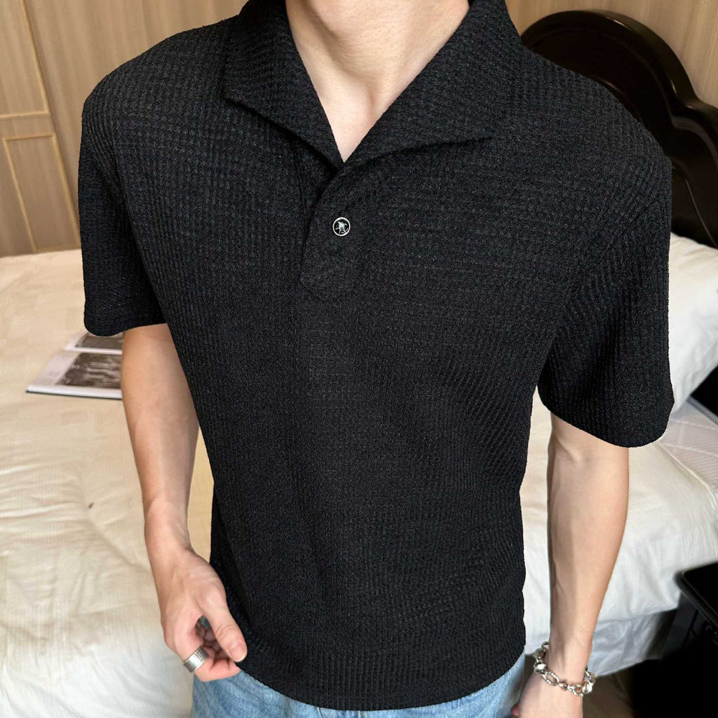 EME Casual Front Shoulder Polo Shirt