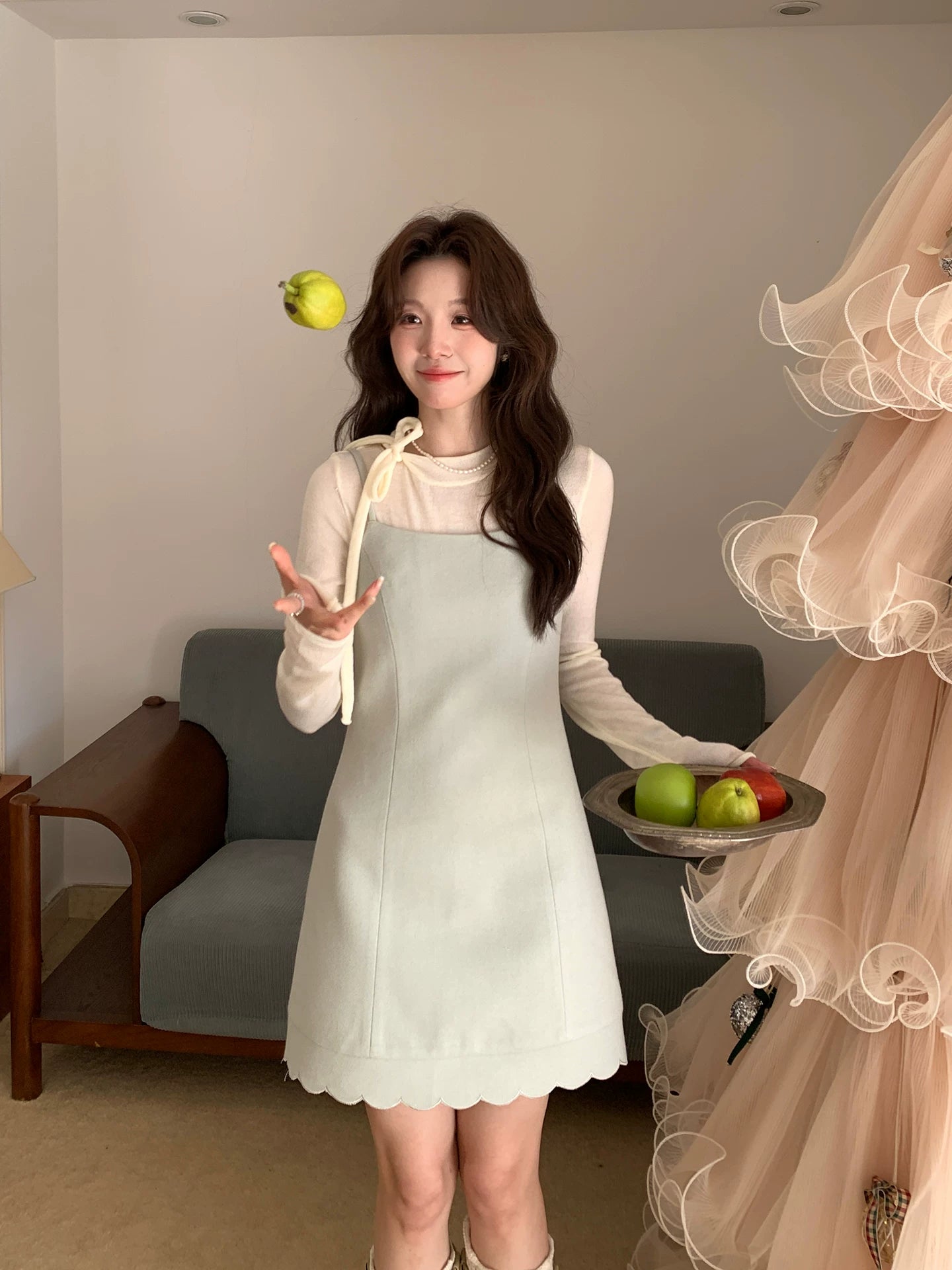 Even Gently Stacked Suspender Dresses