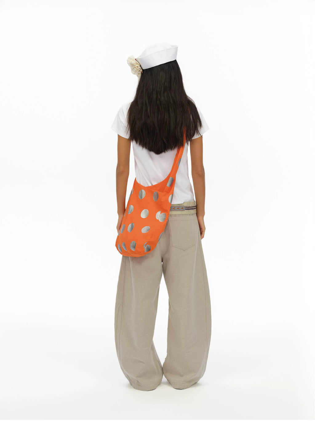 Oinimi Three-dimensional Gradual Change Polka Dot Messenger Bag