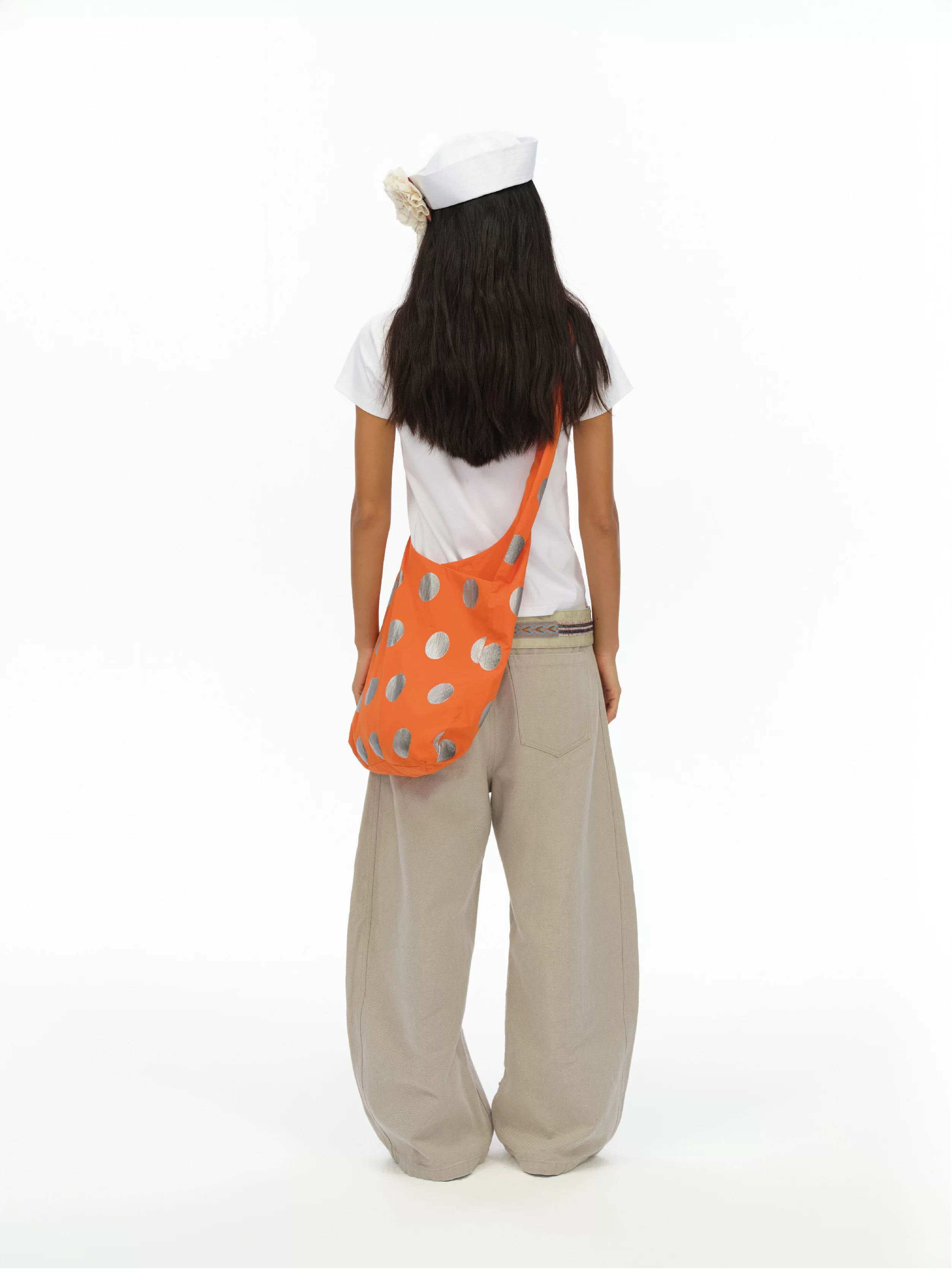 Oinimi Three-dimensional Gradual Change Polka Dot Messenger Bag