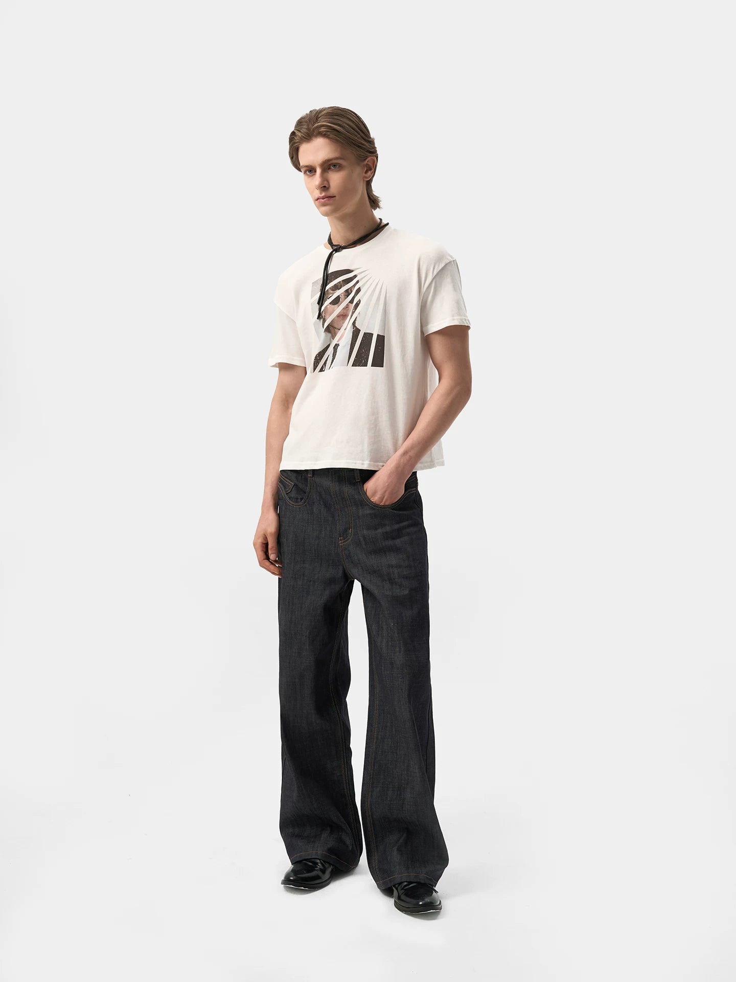 Slight Vogue Old Short Wide Casual Tee