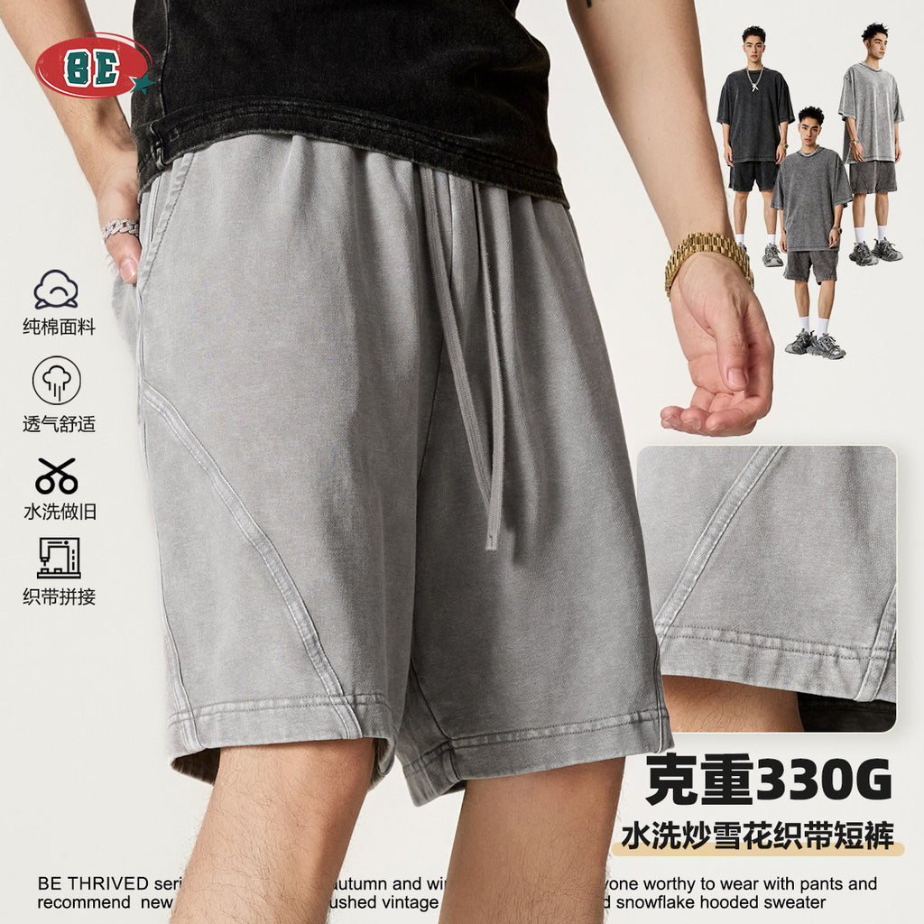 BE tide fried snowflake Shorts