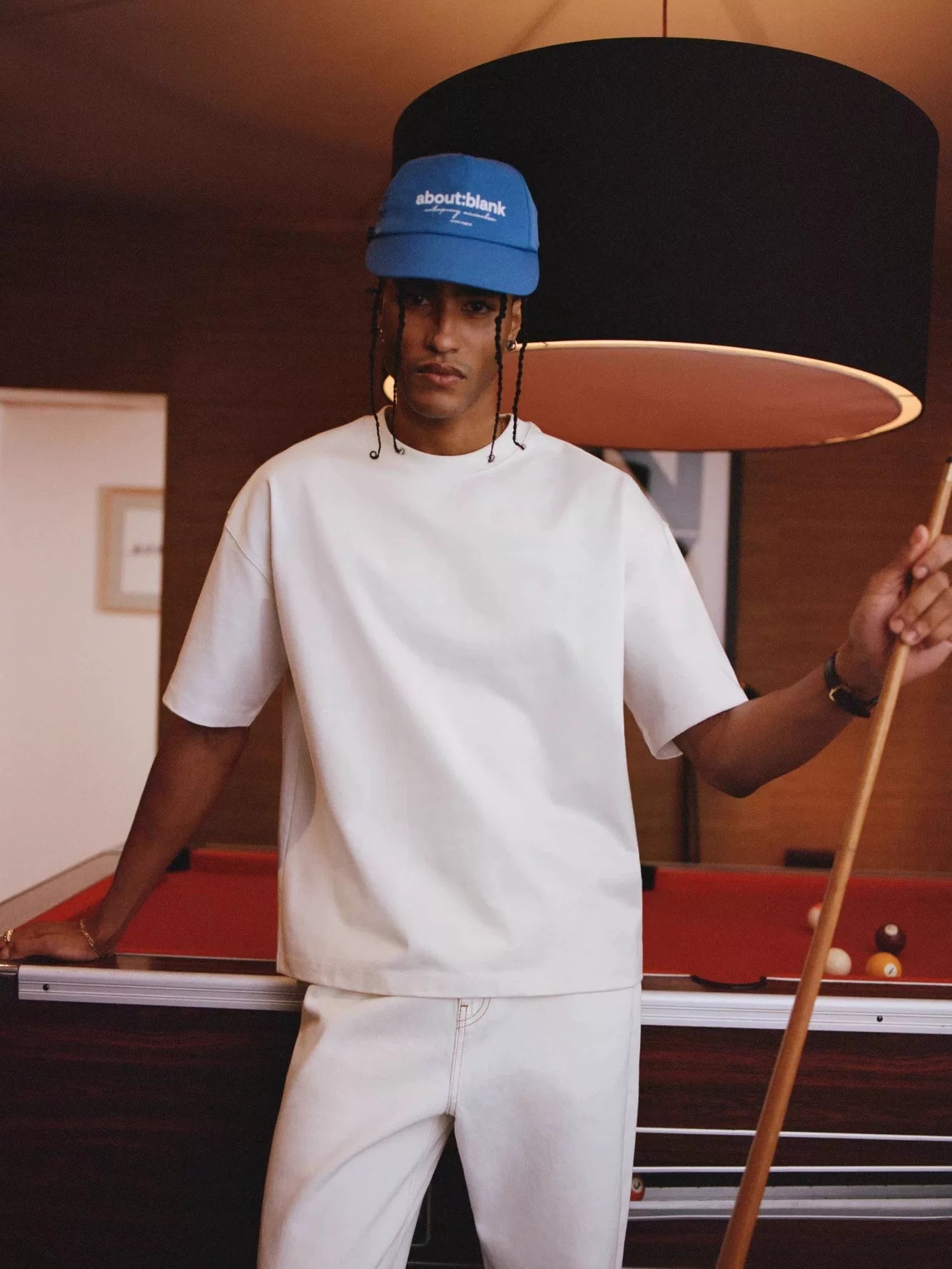 Blank Map Comfortable Loose Casual Tee