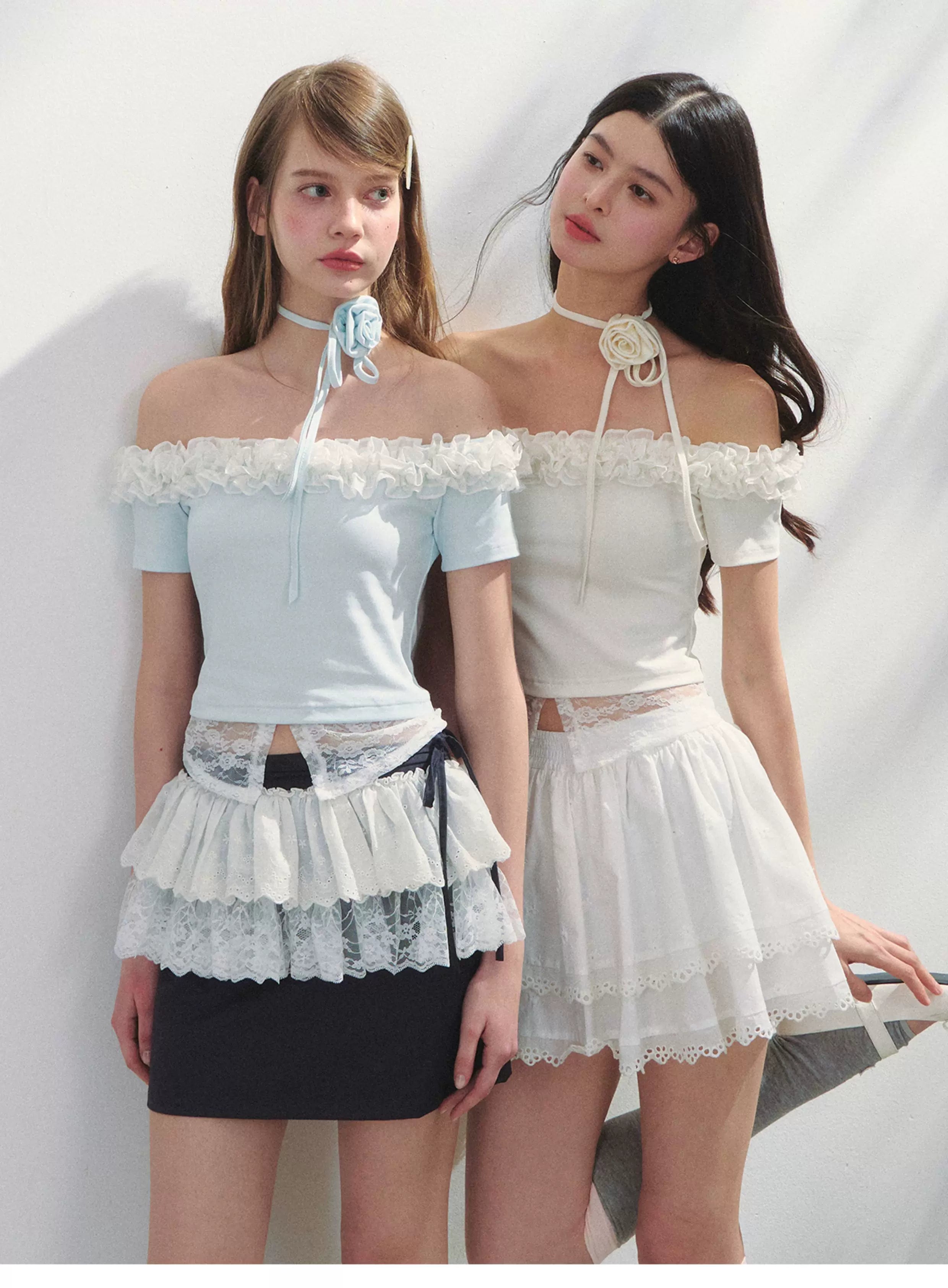 SunsetPark Retro Fake Two-piece Versatile Skirt