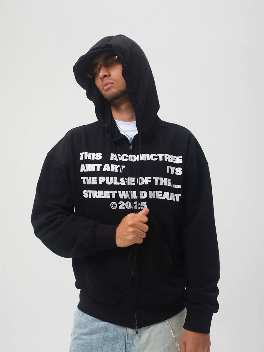 ComicTree Full of Old Zip Sweater