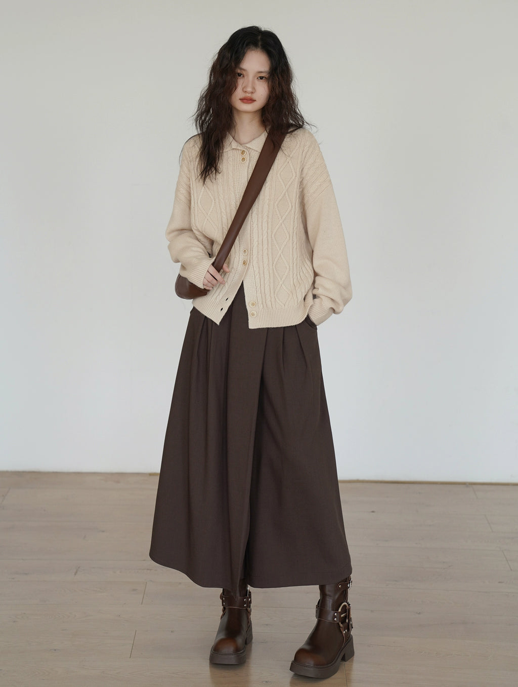 EM  Slim-fit Knitted Cardigan Jacket