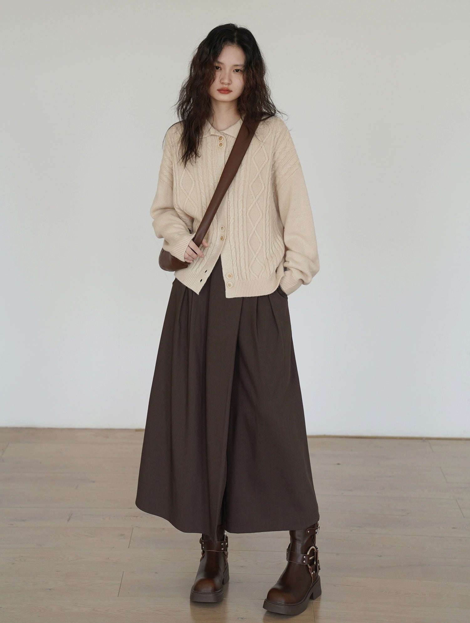 EM  Slim-fit Knitted Cardigan Jacket