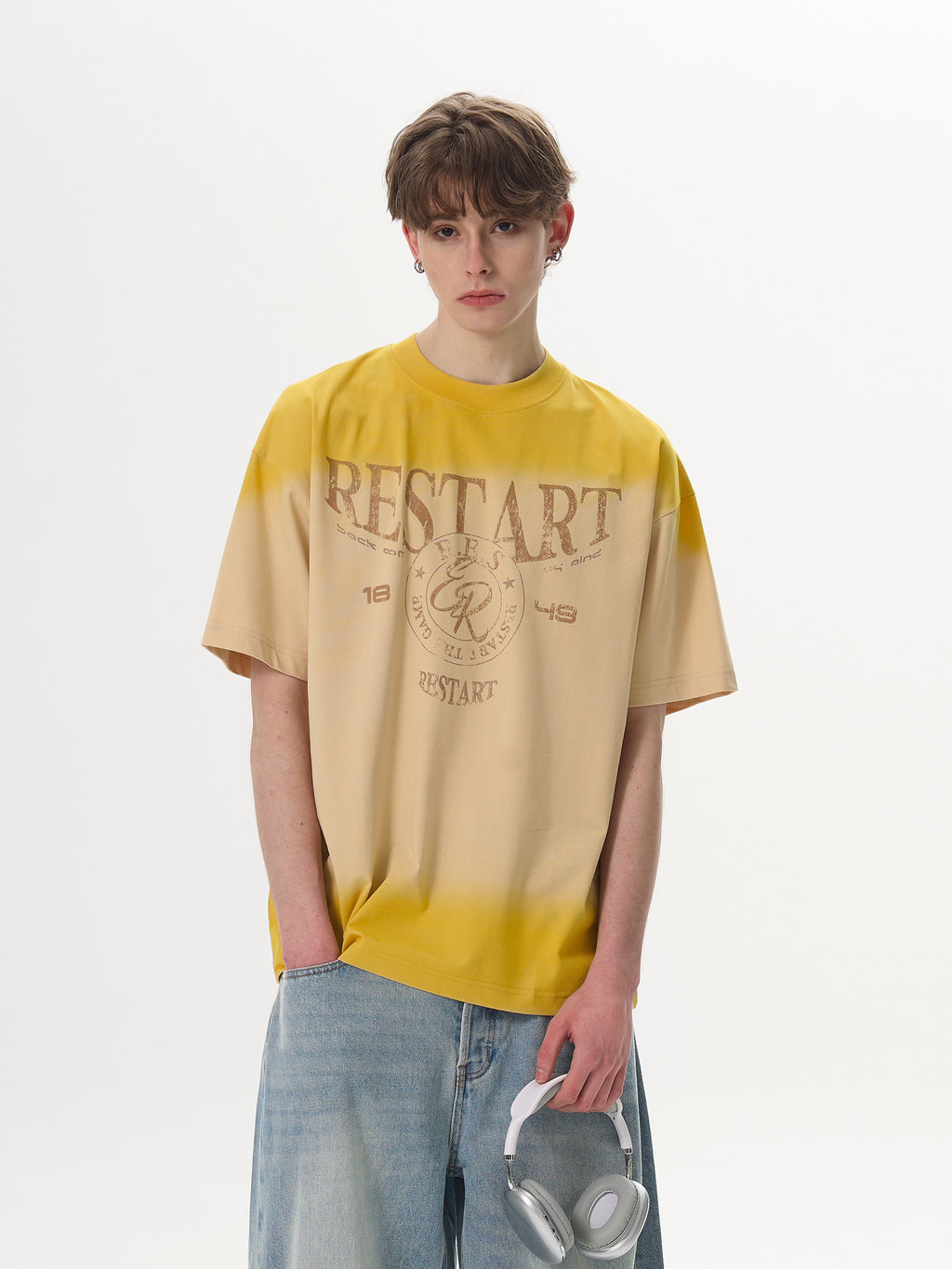 MaxDstr Faded sorona cool fabric gradual Tee