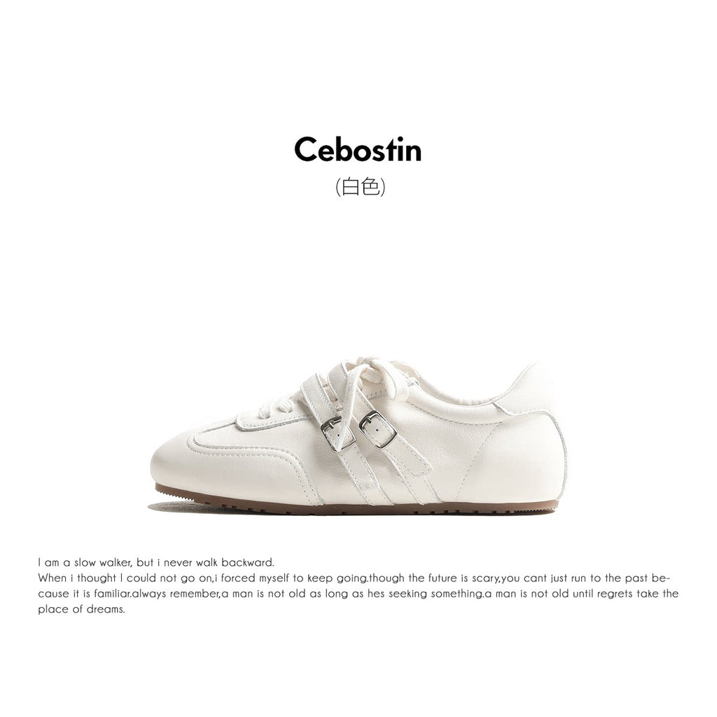 Cebostin First Layer Cowhide Heightening Casual Shoes