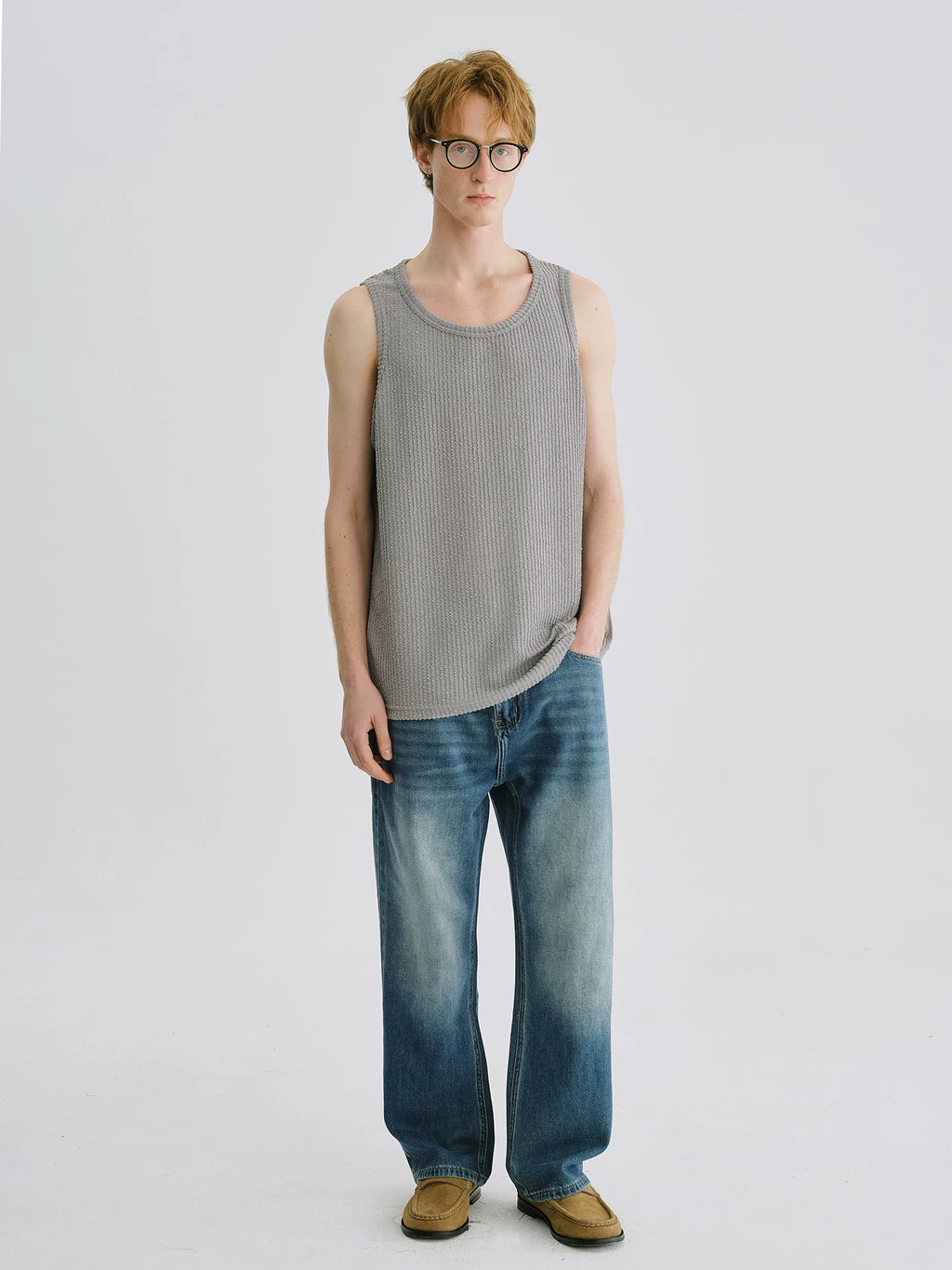 LIVINGTOWN Vintage Lazy Knitted Vest