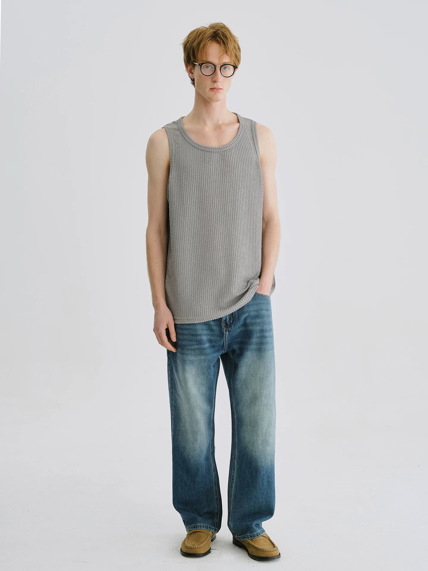 LIVINGTOWN Vintage Lazy Knitted Vest