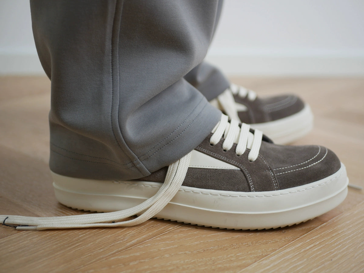 NO LOGO Low-top Cowhide Heightening Board Shoes