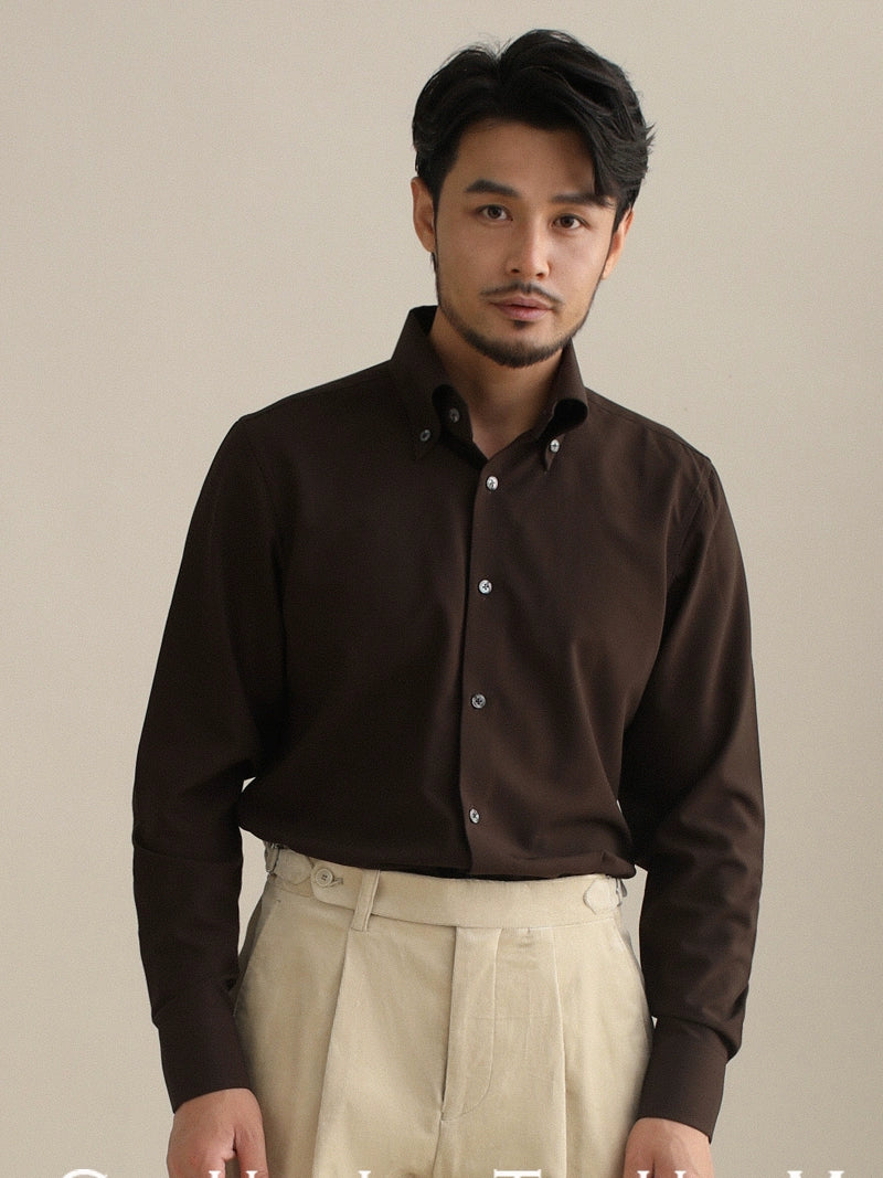 CULTUM Vintage Gentleman Casual Business Shirt