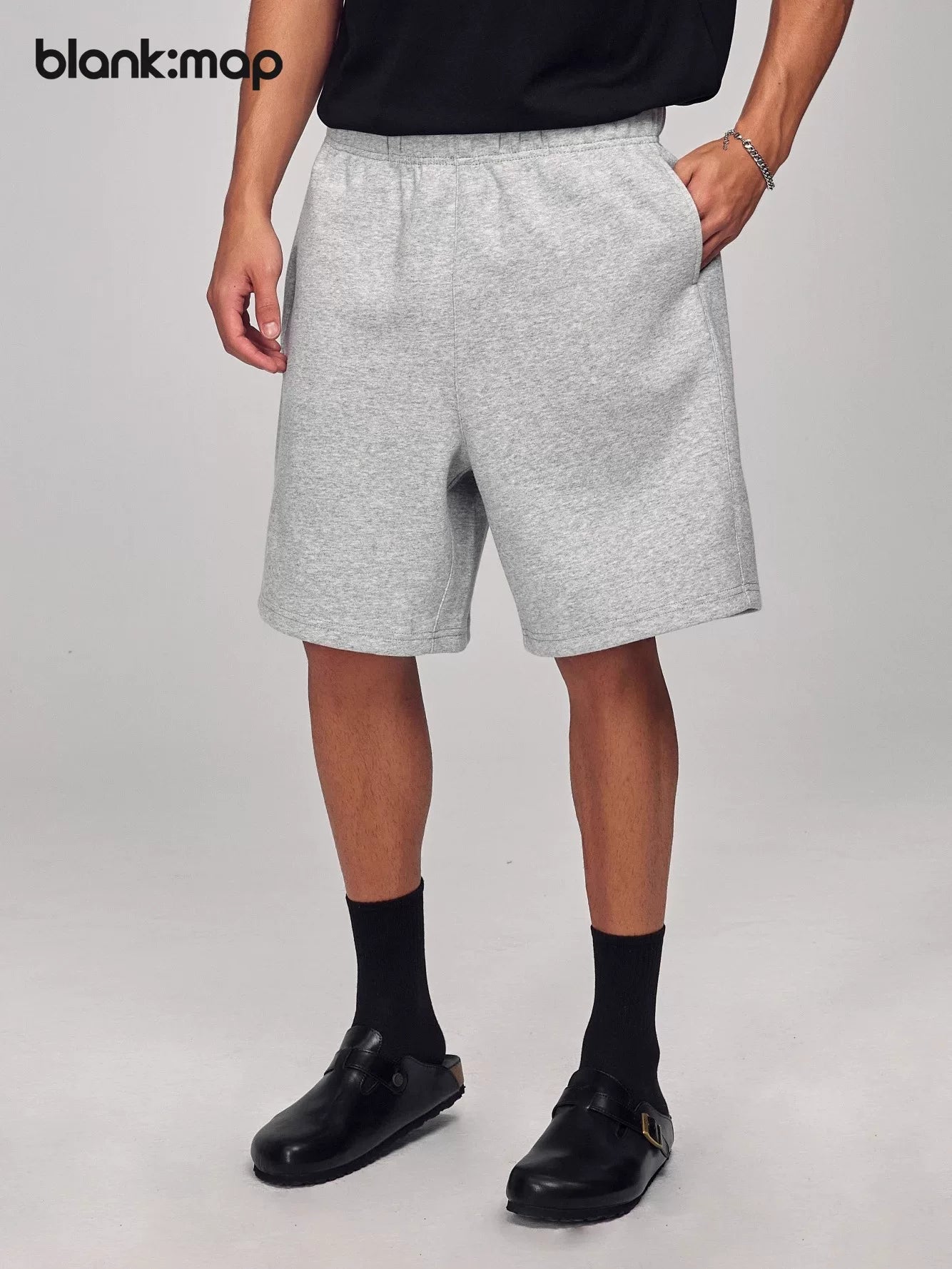 Blank: Map Comfortable Sports Loose Shorts