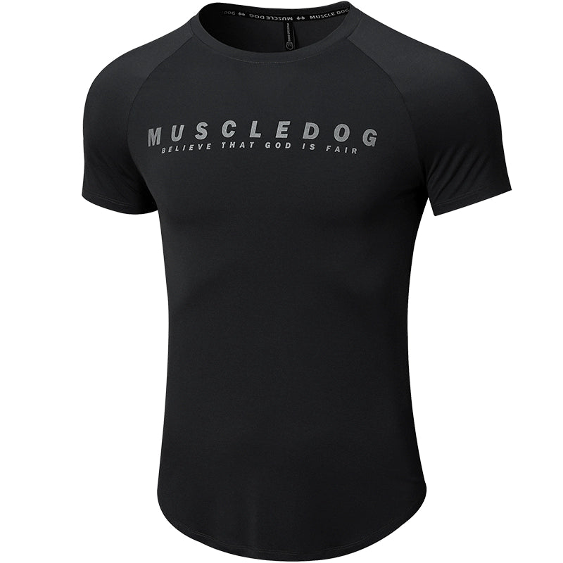Muscle Dog Slim Fit Cuffs Show Muscle Tee