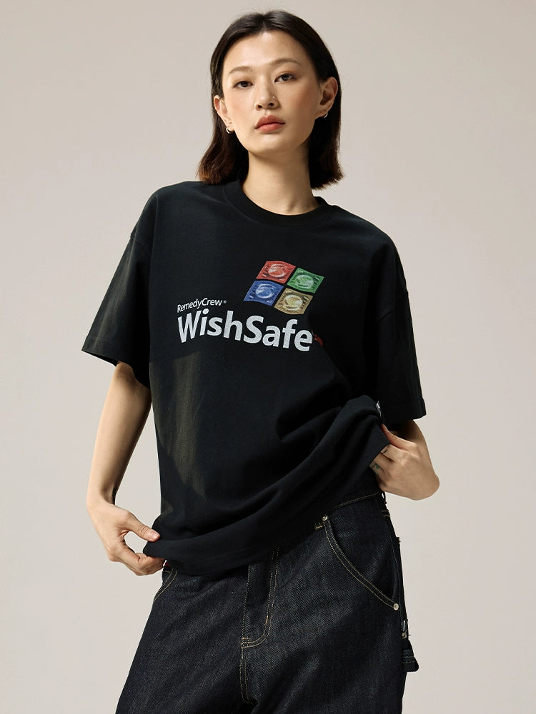 Remedy Loose Spoof Crew Neck Short Tee