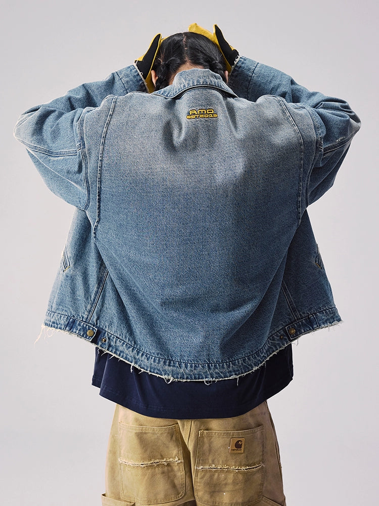 Remedy tooling Camel Denim jacket