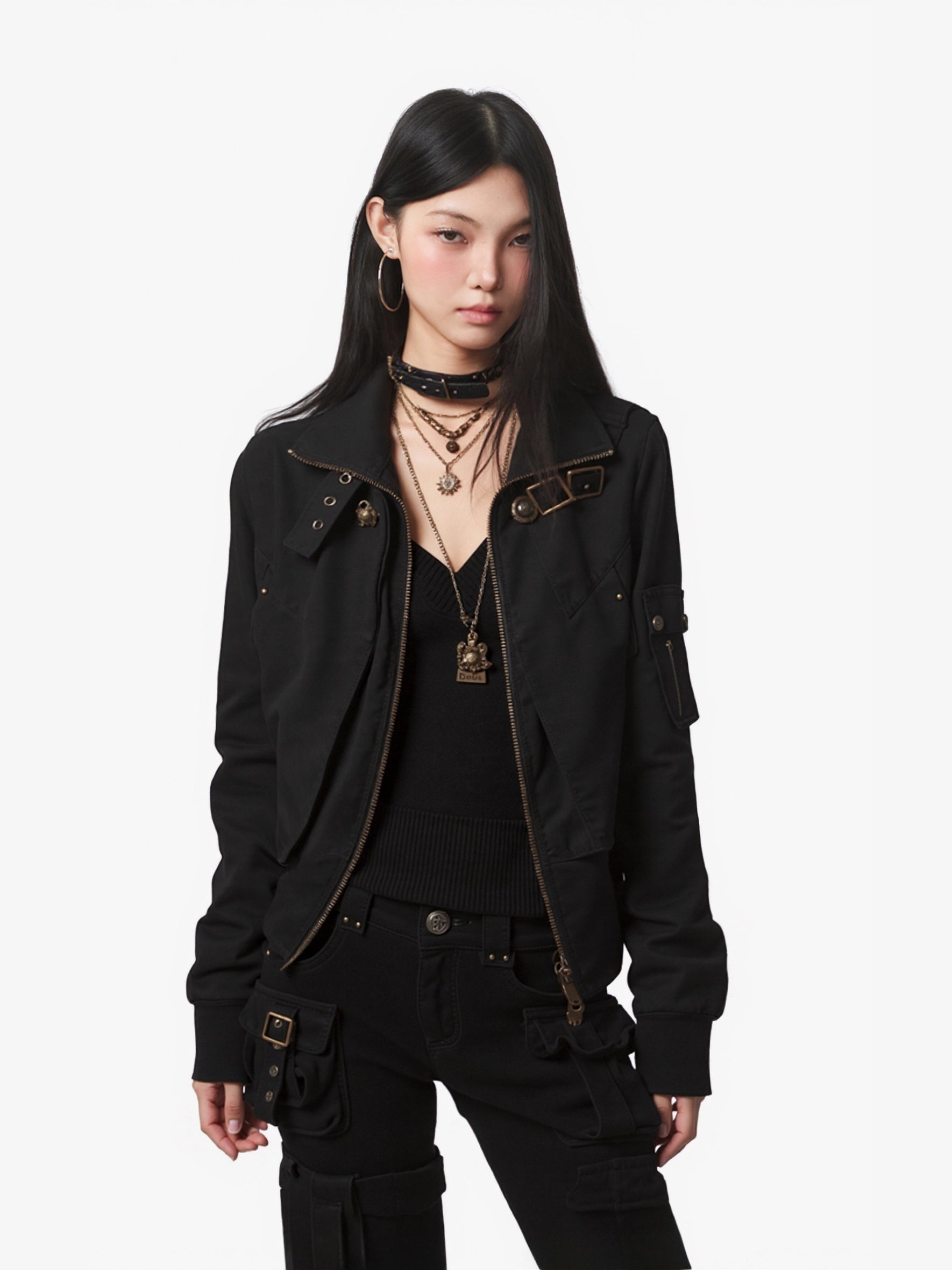 RHNDE Vintage Irregular Loose Short Jacket