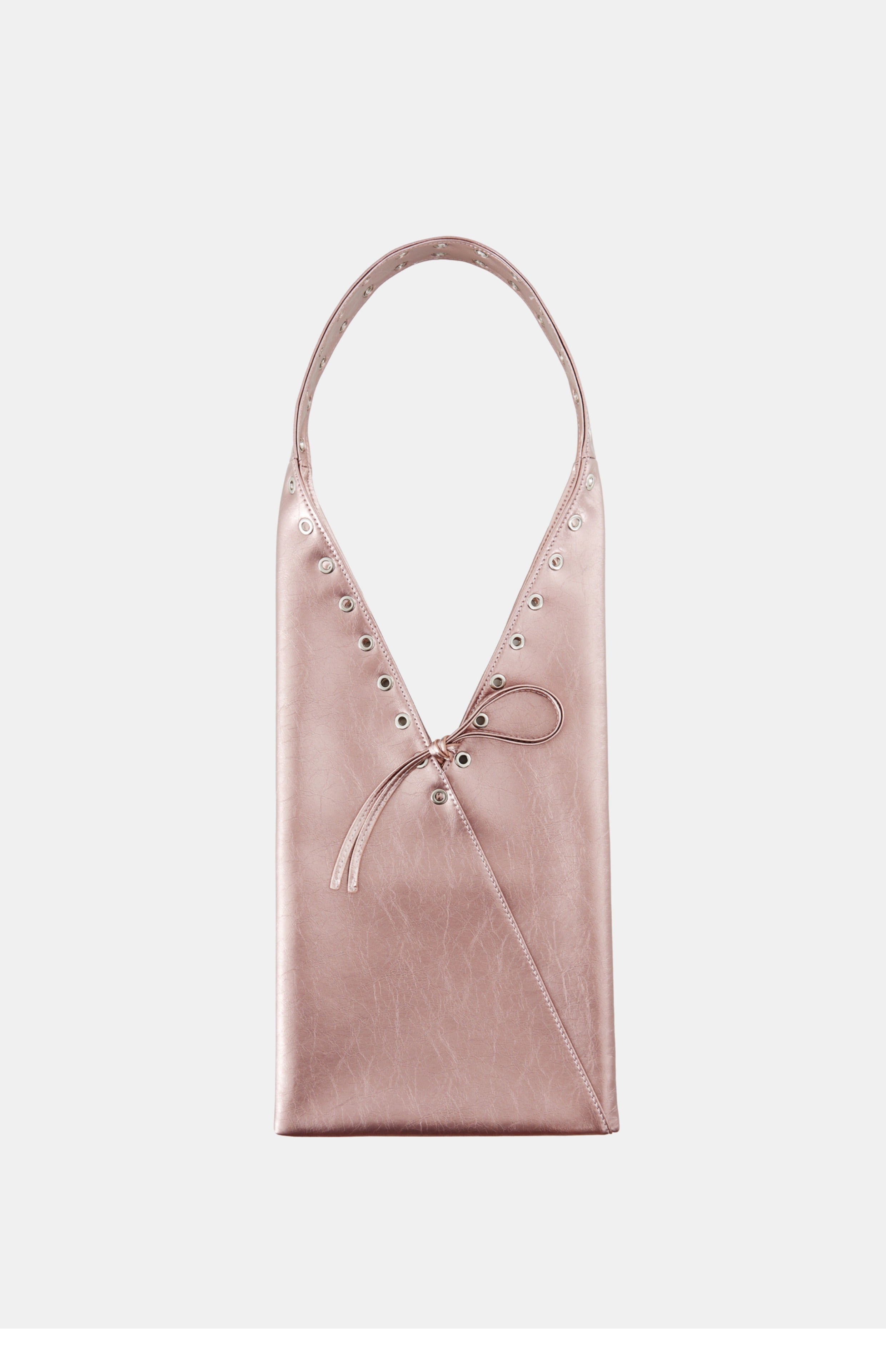 DirtySix Cow Split Leather trotro triangle vaporwave punk bag