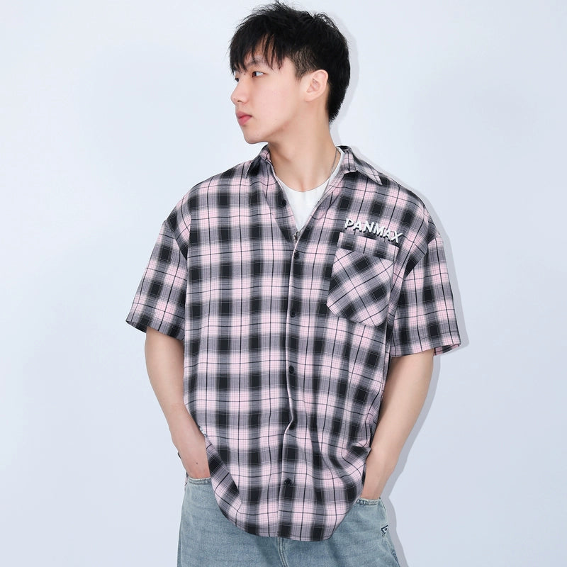 PANMAX Plaid Guochao Loose Shirt