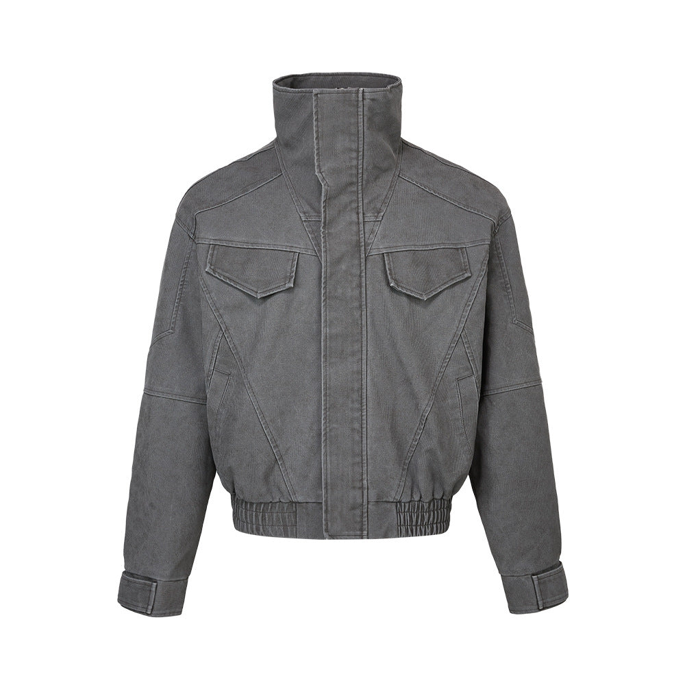 EME Vintage Stand-Up Collar Work Jacket