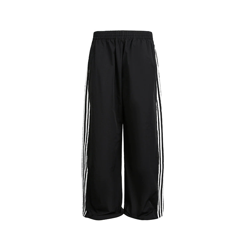 NOEARS Webbing Contrasting Striped Sweatpants