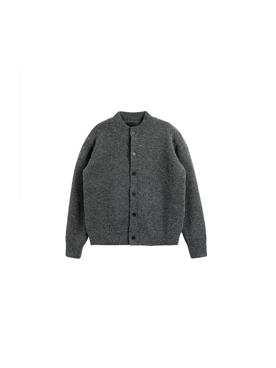 PLUS NO LOGO Knitted Button-down Cardigan