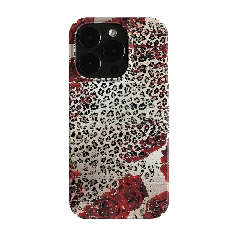 leopard rose PBCASE X OQ Iphone Case
