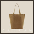 CULTUM Vintage Tote Real Cowhide Commuter Leisure Bucket Bag