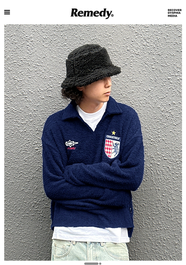 Remedy 7 Enge Sheep Wool Lapel Sweater